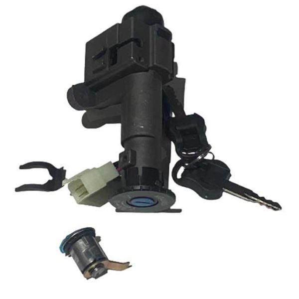 SYM Fiddle2 125S-Eski Kasa Kontak Kilit Anahtar Seti Komple Cs