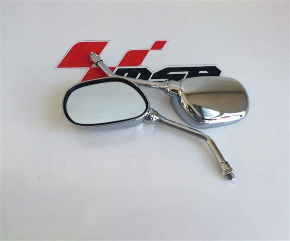 Moto Express YUVARLAK NİKEL AYNA SET 10 MM
