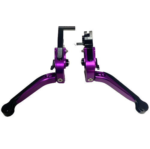 Moto Express FREN VE DEBRİYAJ KOLU R25 KATLANIR MOR (em)