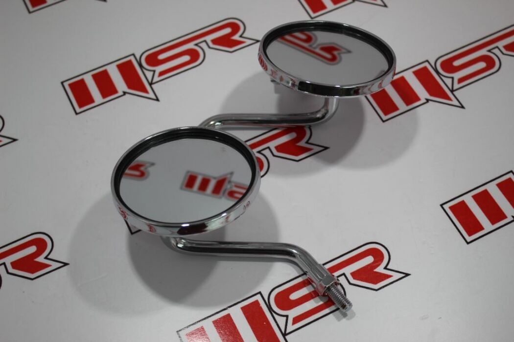 Moto Express DEKORATİF AYNA YUVARLAK NİKEL 8 MM SET