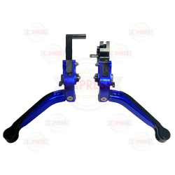 Moto Express FREN VE DEBRİYAJ KOLU R25 KATLANIR MAVİ (em)
