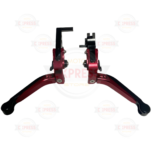 Moto Express FREN VE DEBRİYAJ KOLU R25 KATLANIR KIRMIZI (em)