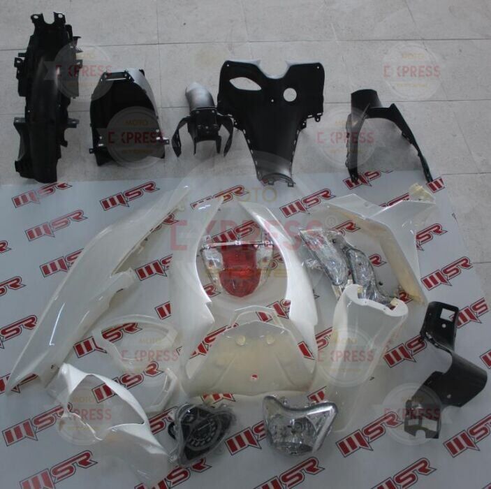 Moto Express CYRPTON S KAPORTA SETİ KOMPLE BEYAZ 2020