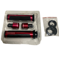 Moto Express Elcik ve TOPUZ SETİ KIRMIZI