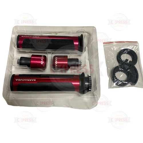 Moto Express Elcik ve TOPUZ SETİ KIRMIZI