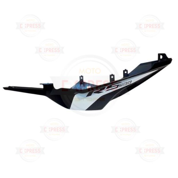 Bajaj Pulsar Rs200 2021-2025 Sol Arka Sele Altı Kuyruk Grenajı Siyah-Beyaz A