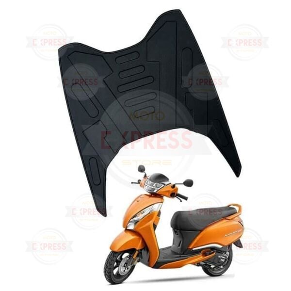 Tvs Jupiter125 2023-2024 Kauçuk Lastik Alt Basamak Paspas Aksesuar Siyah