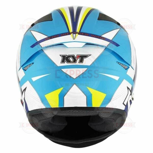Kyt Tt-Course Kask Grand Prıx Açık Mavi Beyaz
