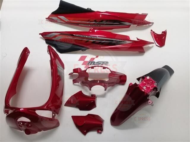 Moto Express CRYPTON 115 KAPORTA SETİ KIRMIZI(8 PARÇA)