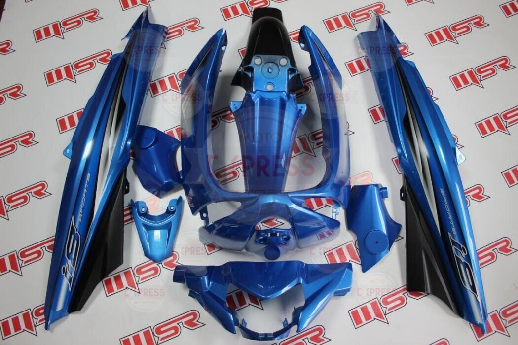 Moto Express CRYPTON 115 KAPORTA SETİ MAVİ(8 PARÇA)