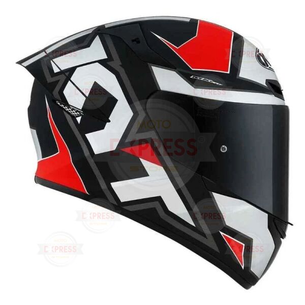 Kyt Tt-Course Kask Electron Mat Gri/Kırmızı M