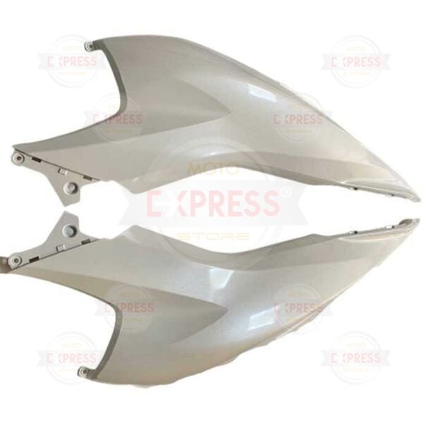 Honda Dio 110 Sağ Sol Sele Altı Yan Kapak Grenaj Beyaz