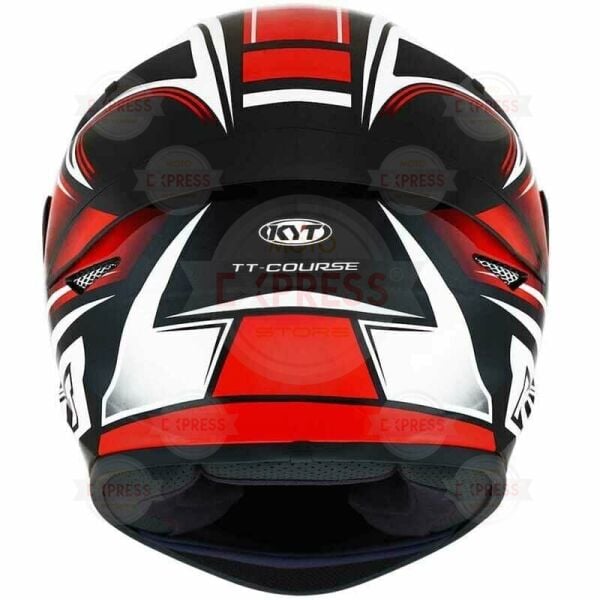 Kyt Tt-Course Kask Tourıst Kırmızı Fluo