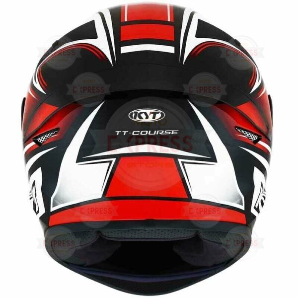 Kyt Tt-Course Kask Tourıst Kırmızı Fluo M