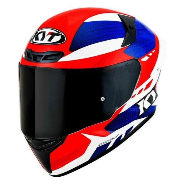KYT TT-COURSE KASK GEAR MAVİ KIRMIZI