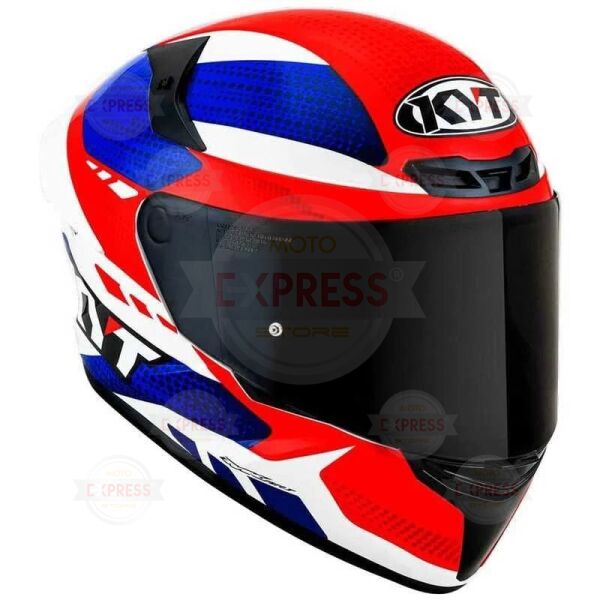 Kyt Tt-Course Kask Gear Mavi Kırmızı M