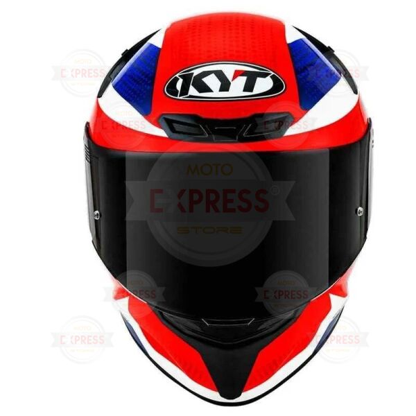 Kyt Tt-Course Kask Gear Mavi Kırmızı XL
