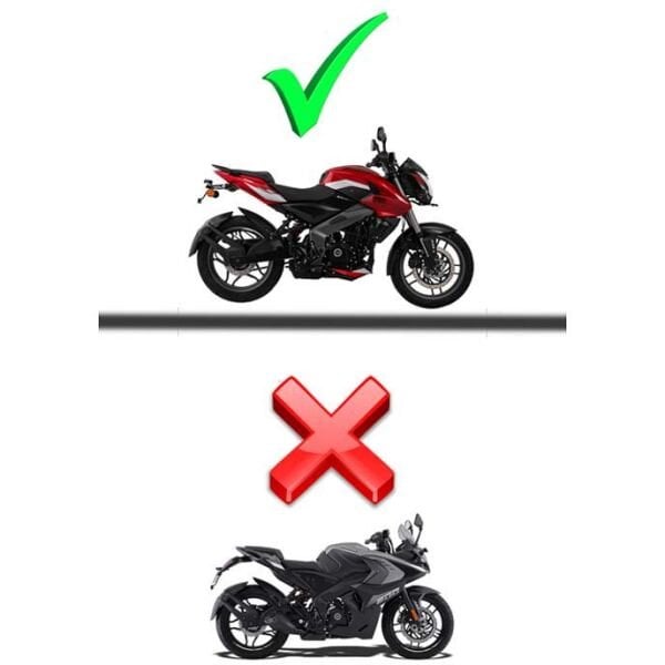 Bajaj Pulsar NS200 Sağ Sol Arka Basamak Braketi Yolcu Basamağı Gri Ys