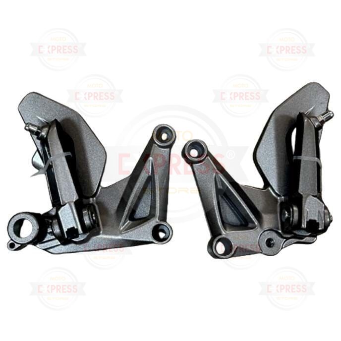 Bajaj Pulsar NS200 Sağ Sol Ön Basamak Braketi Sürücü Basamağı Koyu Füme Ys