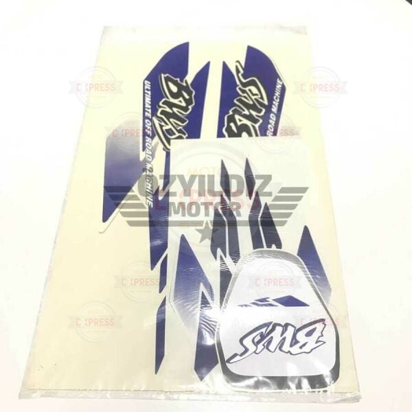 Moto Express ARMA SETİ BWS100 MAVİ