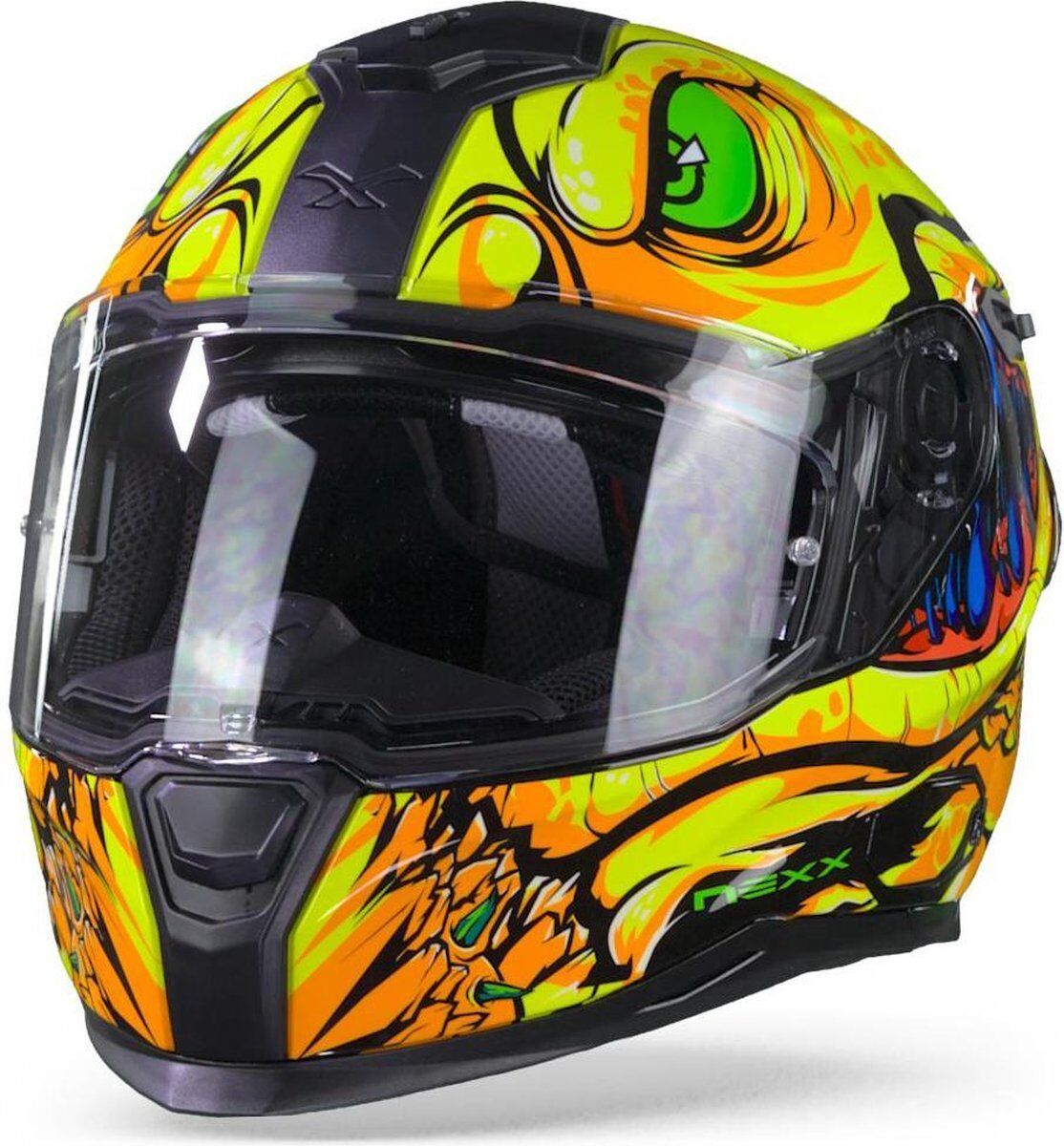 NEXX SX.100R ABISAL SARI-MAVİ KASK