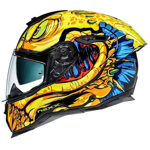 Nexx Sx.100R Abısal Sarı-Mavi Kask