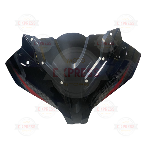 Bajaj Pulsar Rs200 2015-2025 Ön Far Üstü Kafa Grenajı Siyah-Kırmızı