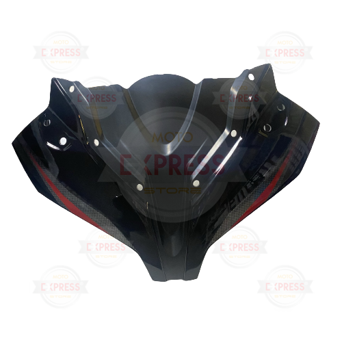 Bajaj Pulsar Rs200 2015-2025 Ön Far Üstü Kafa Grenajı Siyah-Kırmızı