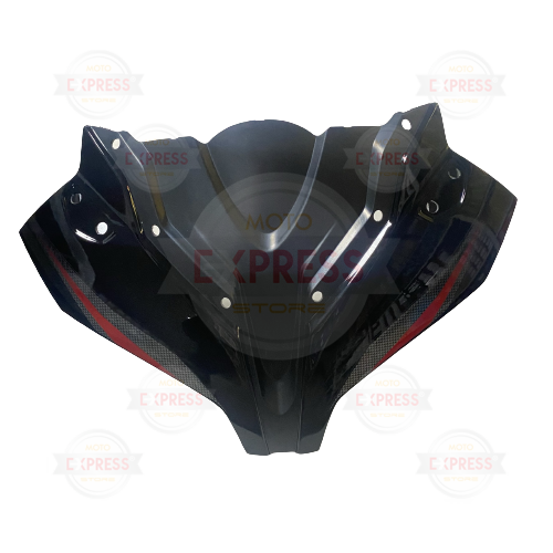 Bajaj Pulsar Rs200 2015-2025 Ön Far Üstü Kafa Grenajı Siyah-Kırmızı
